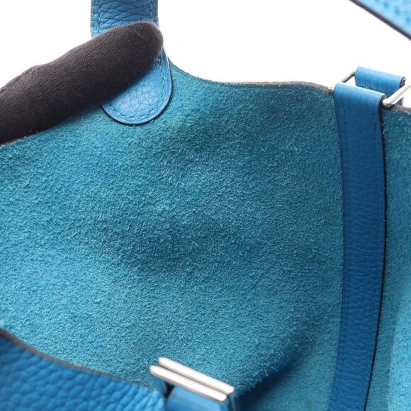 Hermes Picotin Lock PM Handbag Blue - Picture 2 of 10